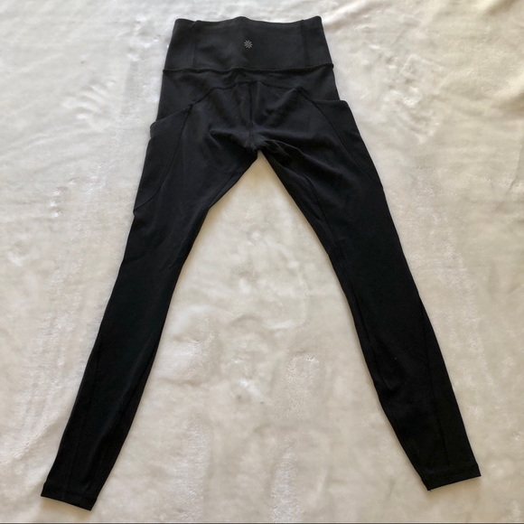 Athleta Black Leggings with Pockets Size XXS - Picture 4 of 11